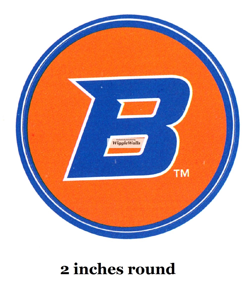 Wall Decal Boise State Broncos Logo - 11x3 Inch Removable NCAA