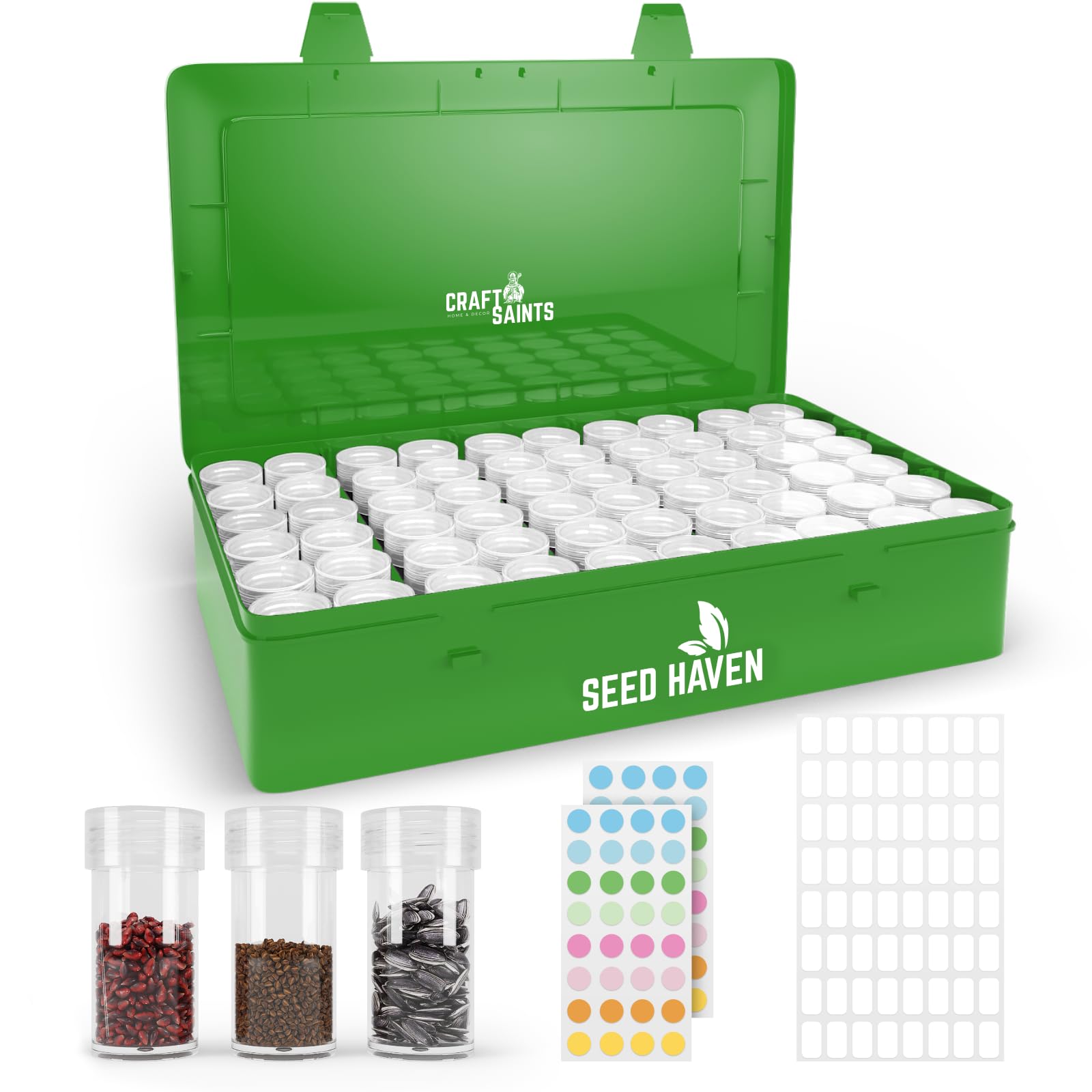CraftSaints Seed Organizer Storage Box
