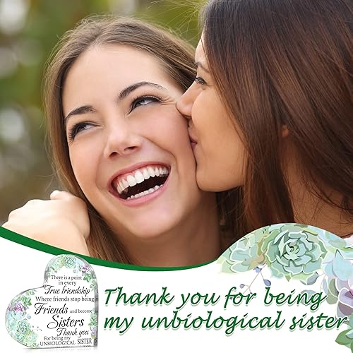Vista 39 de Spiareal Regalos de amigos para mujeres, placa de amistad para mejor amiga, Acción de Gracias, Navidad, mejor hermana de flores, regalo