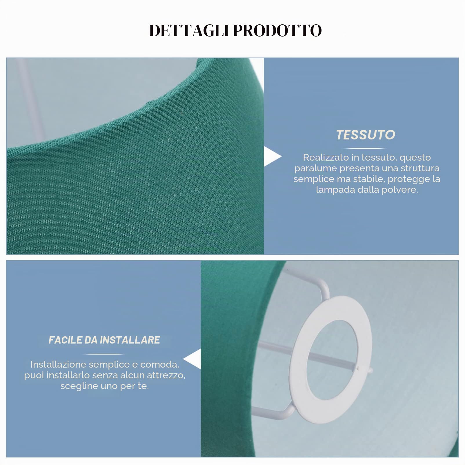 Minkissy Sostituzione Paralume in Tessuto: Paralume a Botte E14 Clip- on Paralumi Color Caramella in Tessuto Naturale per Lampadari Candelabri Lampada da Tavolo 14 Cm