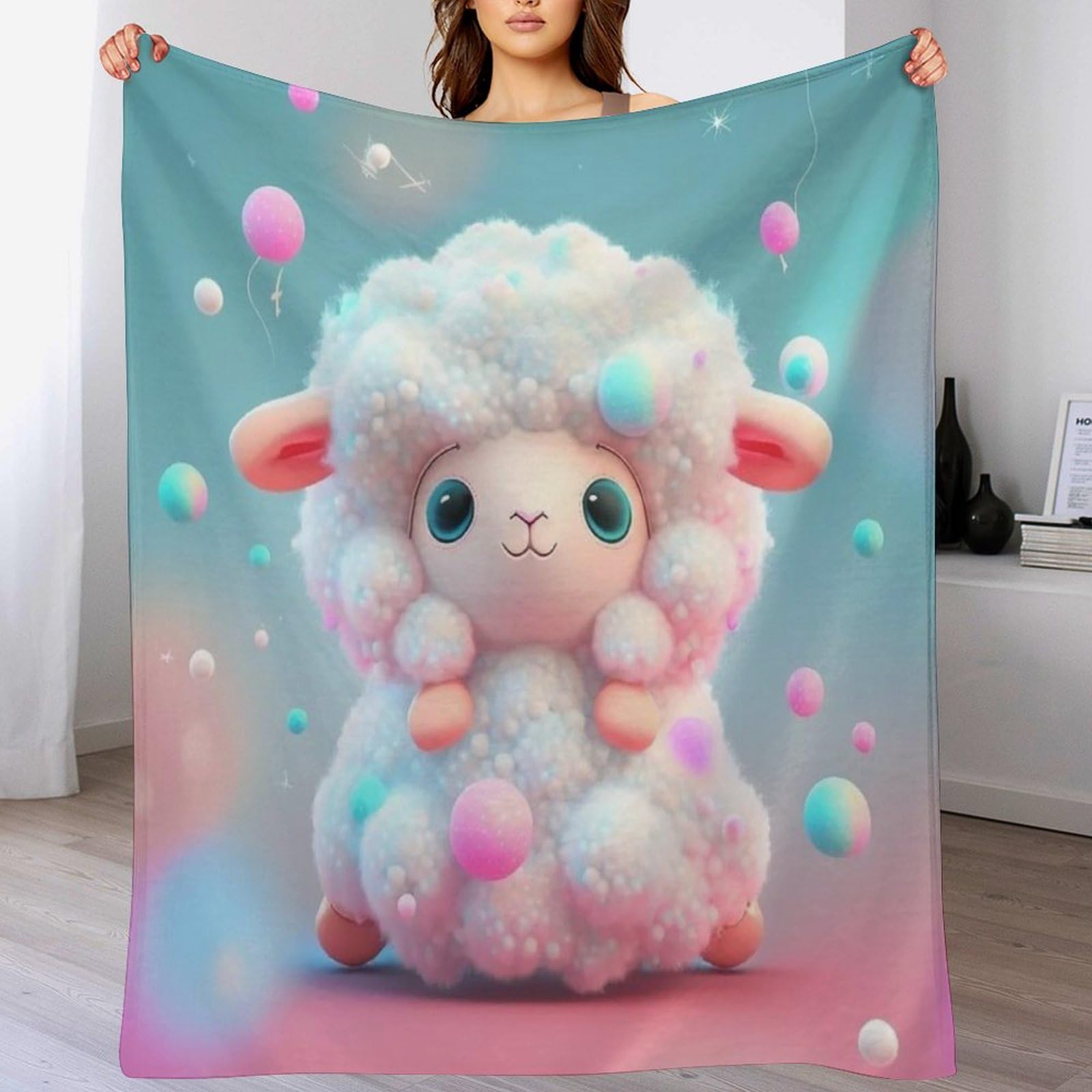 Couverture de canapé chaude Mouton Mignon pour vos soirées cocooning