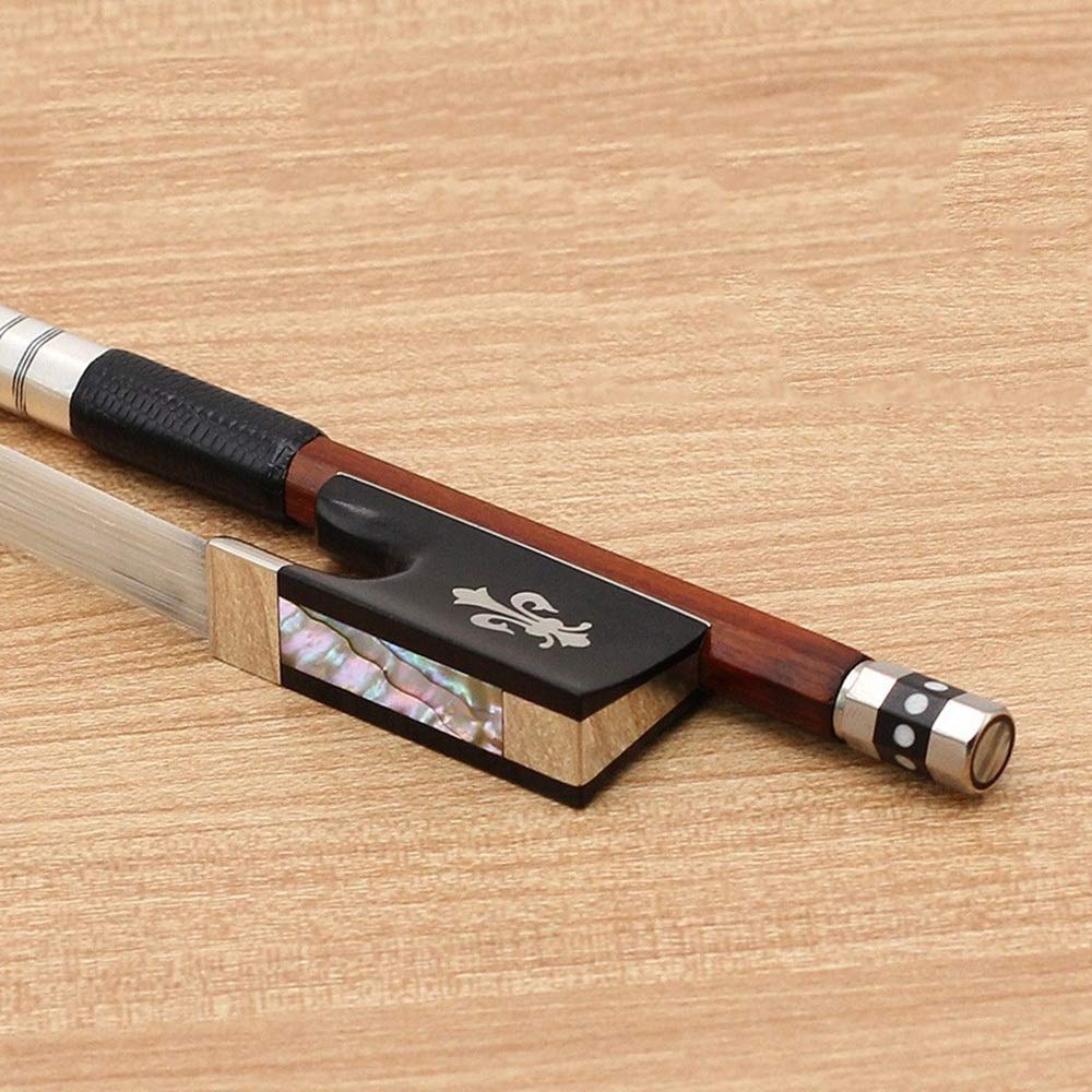 Amazon.co.jp: バイオリン弓 モンゴルホワイトスギナエボニーフロッグ