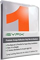 Vista 37 de iSYFIX Calcomanías de Números de Vinilo Verde Manzana – 1.5 Pulgadas Autoadhesivas (2 Juegos) – Calcomanía Premium Troquelada y Pre-espaciada