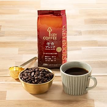 Amazon.co.jp: キーコーヒー KEY DOORS+ モカブレンド 豆 (LP) 150g