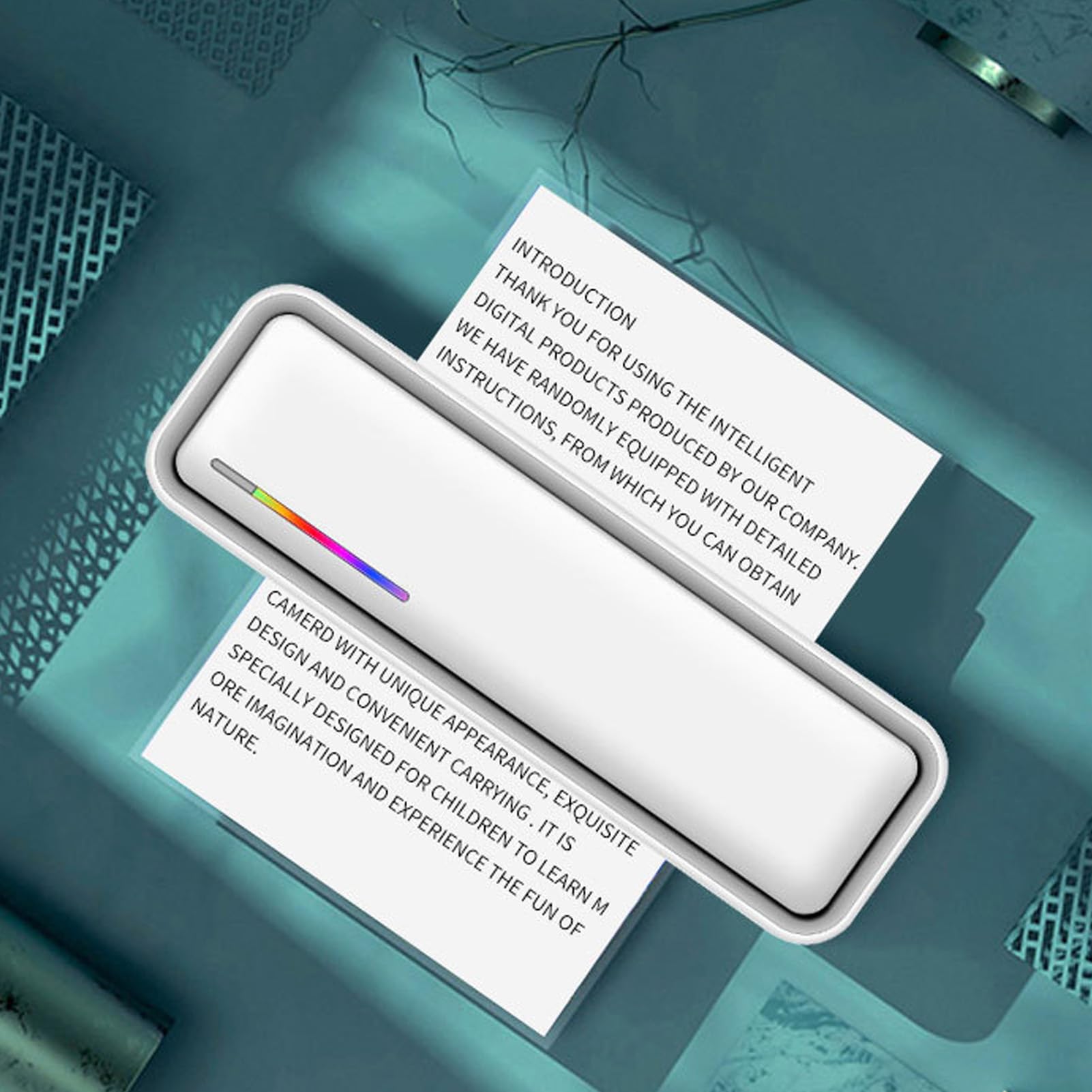 Drukarka termiczna bez atramentowa maszyna drukarska A4 Portable Compact Projekt 203DPI Wireless Drukowanie dla szkoły biurowej