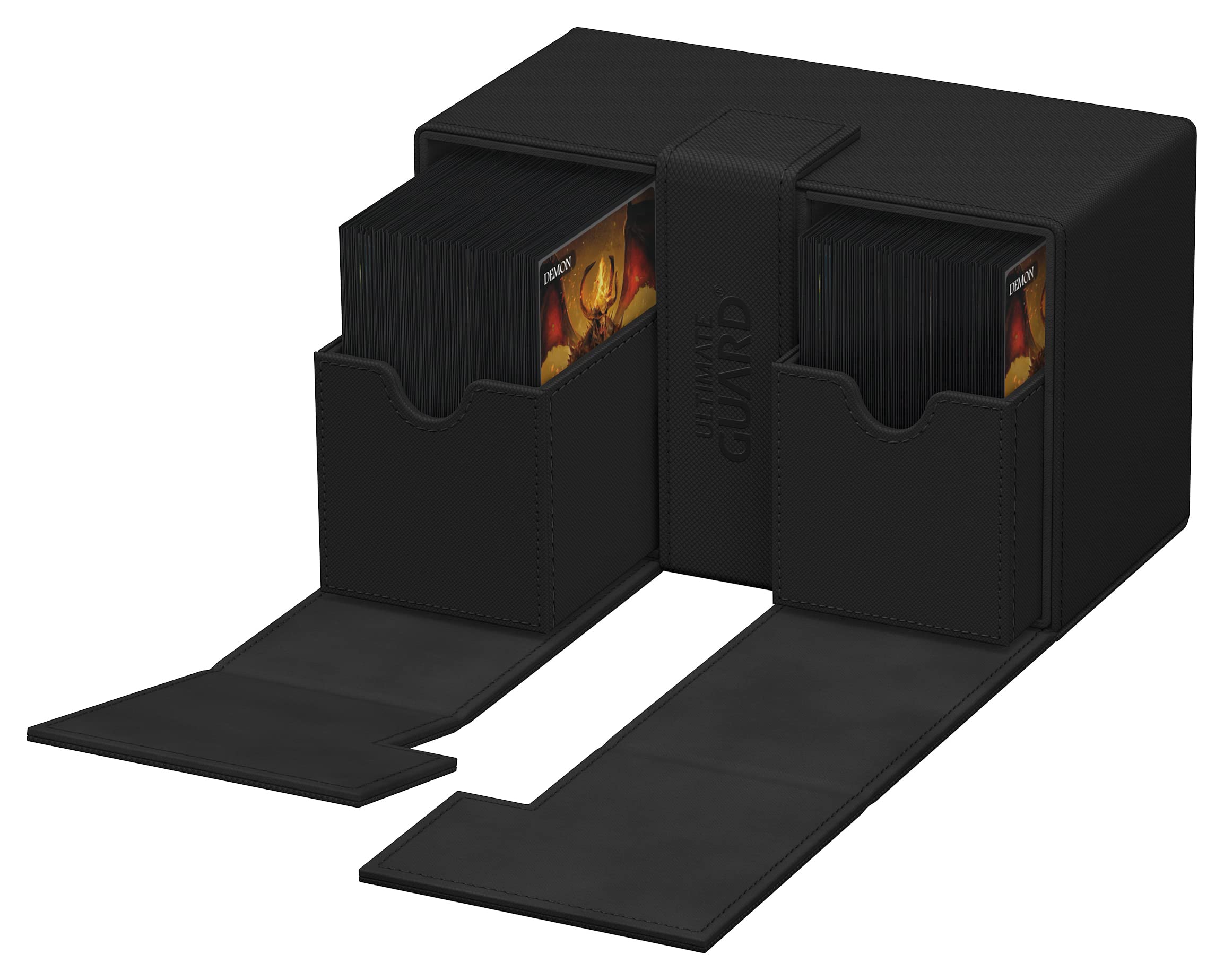 Ultimate Guard UGD011234 Twin Flip`n`Tray 160+ XenoSkin Monocolor czarne pudełko na karty