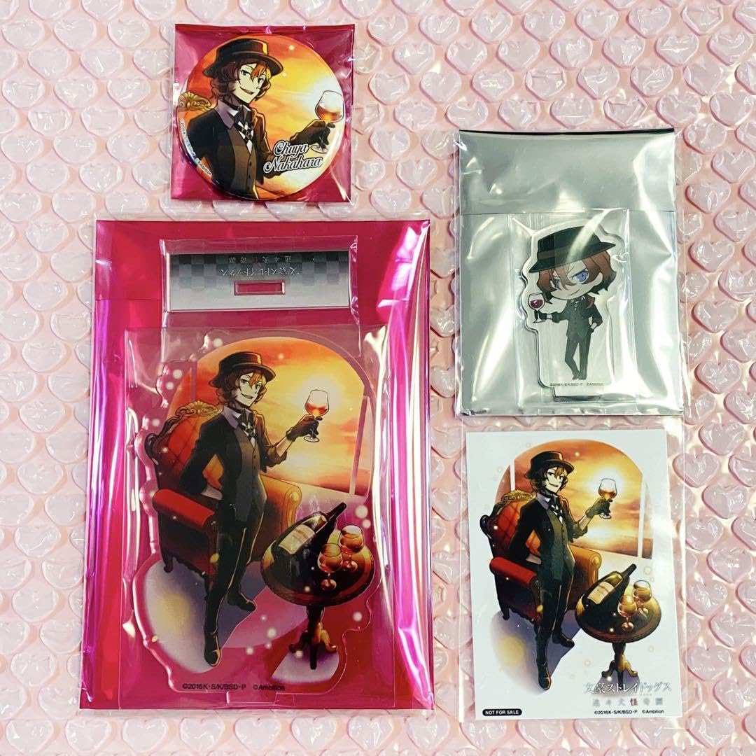 Amazon.co.jp: 文スト コラボカフェ本舗 缶バッジ アクリルスタンド  