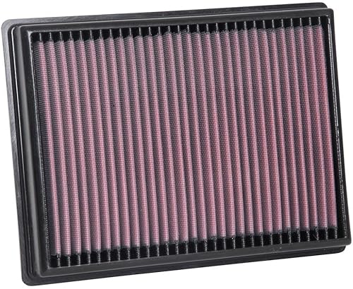 Miniatura 4 de K&N Filtro de aire del motor reutilizable, limpia cada 75,000 millas, lavable, Premium, filtro de aire de repuesto para automóvil compatible con