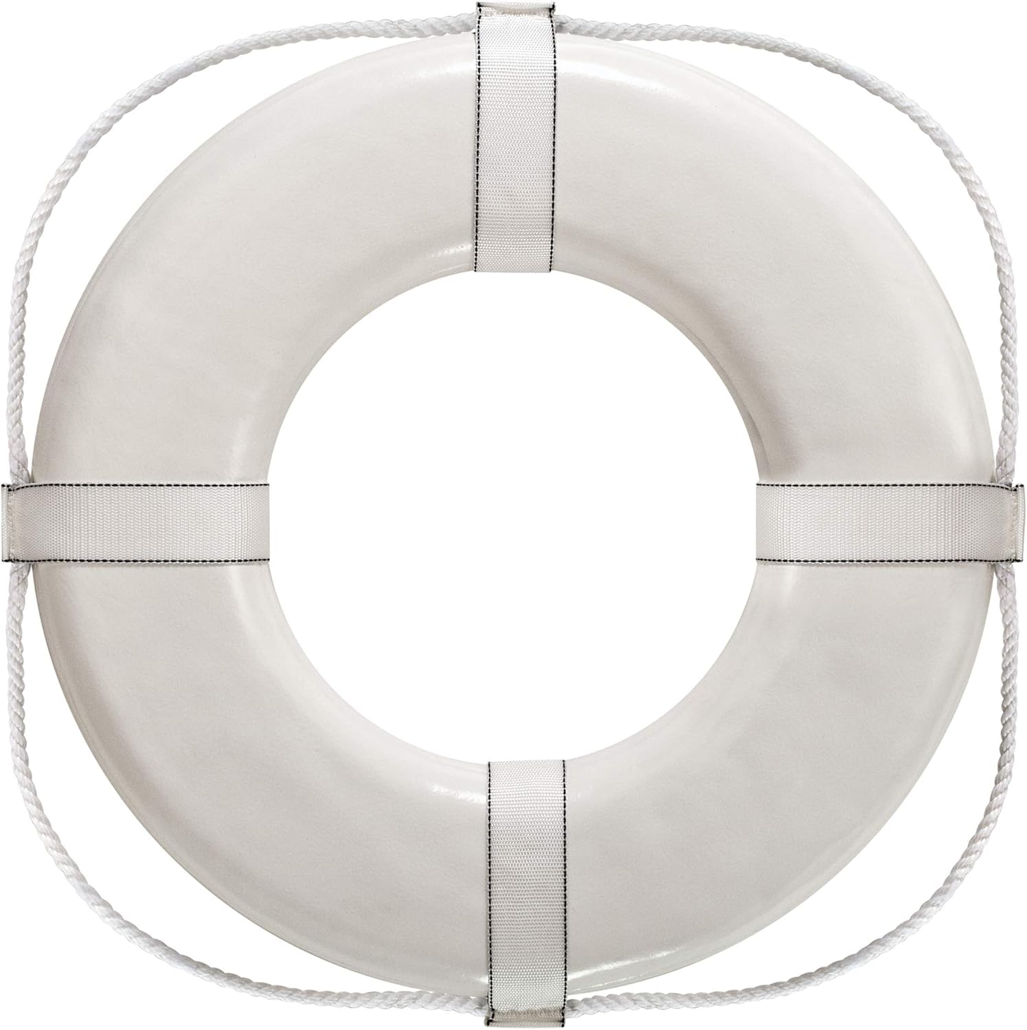 Jim-Buoy GW-24 U.S.C.G. Approved G-Series Life Ring - 24", White