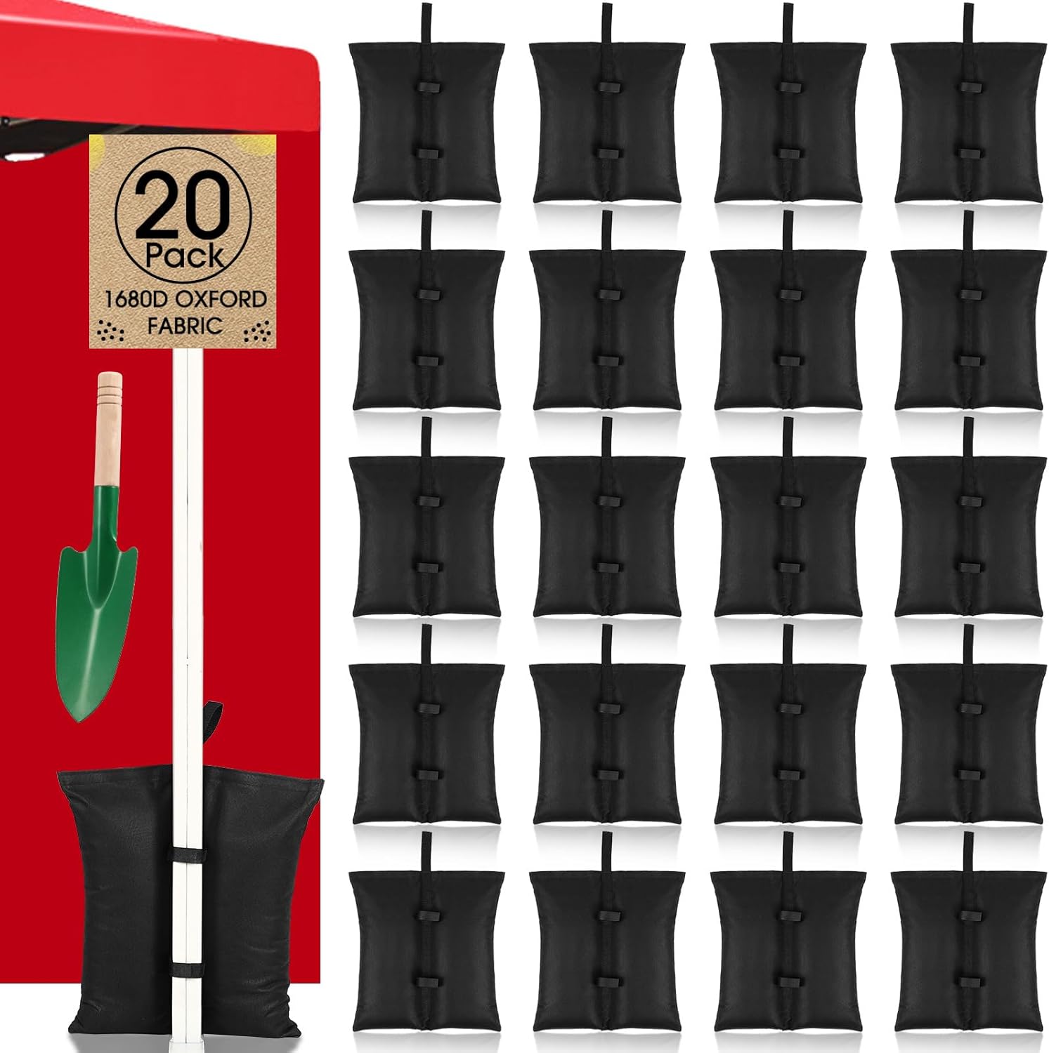 Nuenen 20 Pcs Canopy Weights Sand Bags 560 LBS Heavy Duty