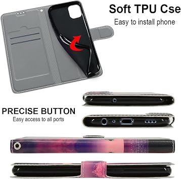 Apple iPhone 11 Pro 対応 ケース 手帳型 カラー PUレザー ケース カード収納 スタンド機能付き マグネット式 用 財布型 カバー DKSDYD D04