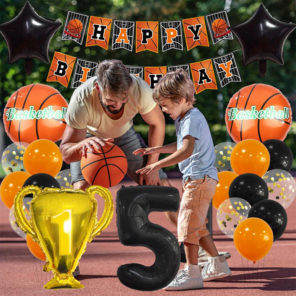 Decorazioni Compleanno Basket 9 Anni,Palloncini Basket Feste