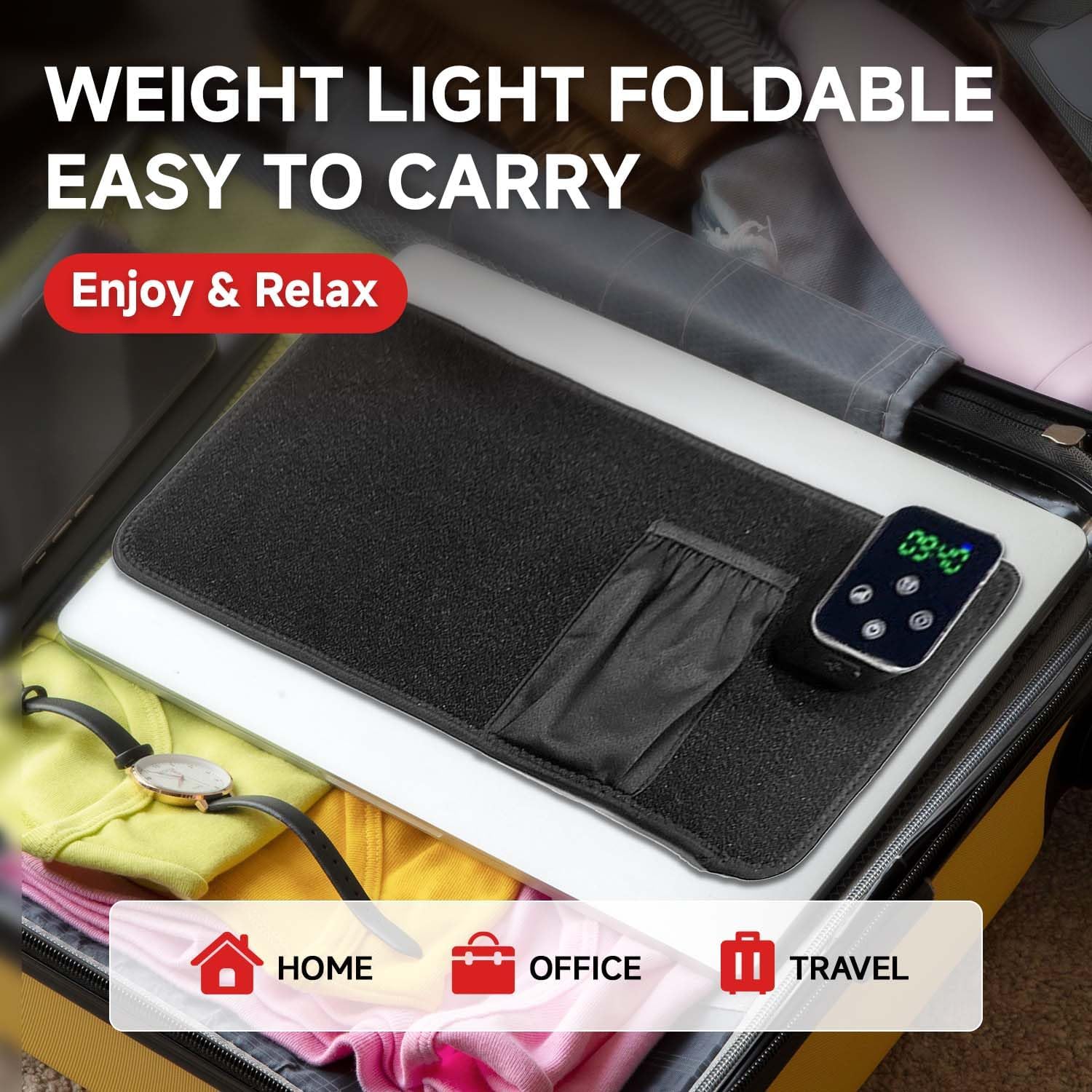 Red Light Therapy Belt with Portable Adjustable Comfort Design