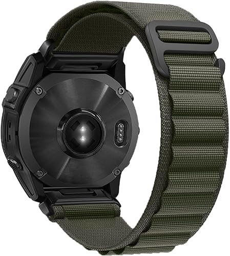 RoYiio Correa Sport Nailon para Garmin Quatix 8 51mm/Quatix 7X/6X/Tactix8 51 mm/