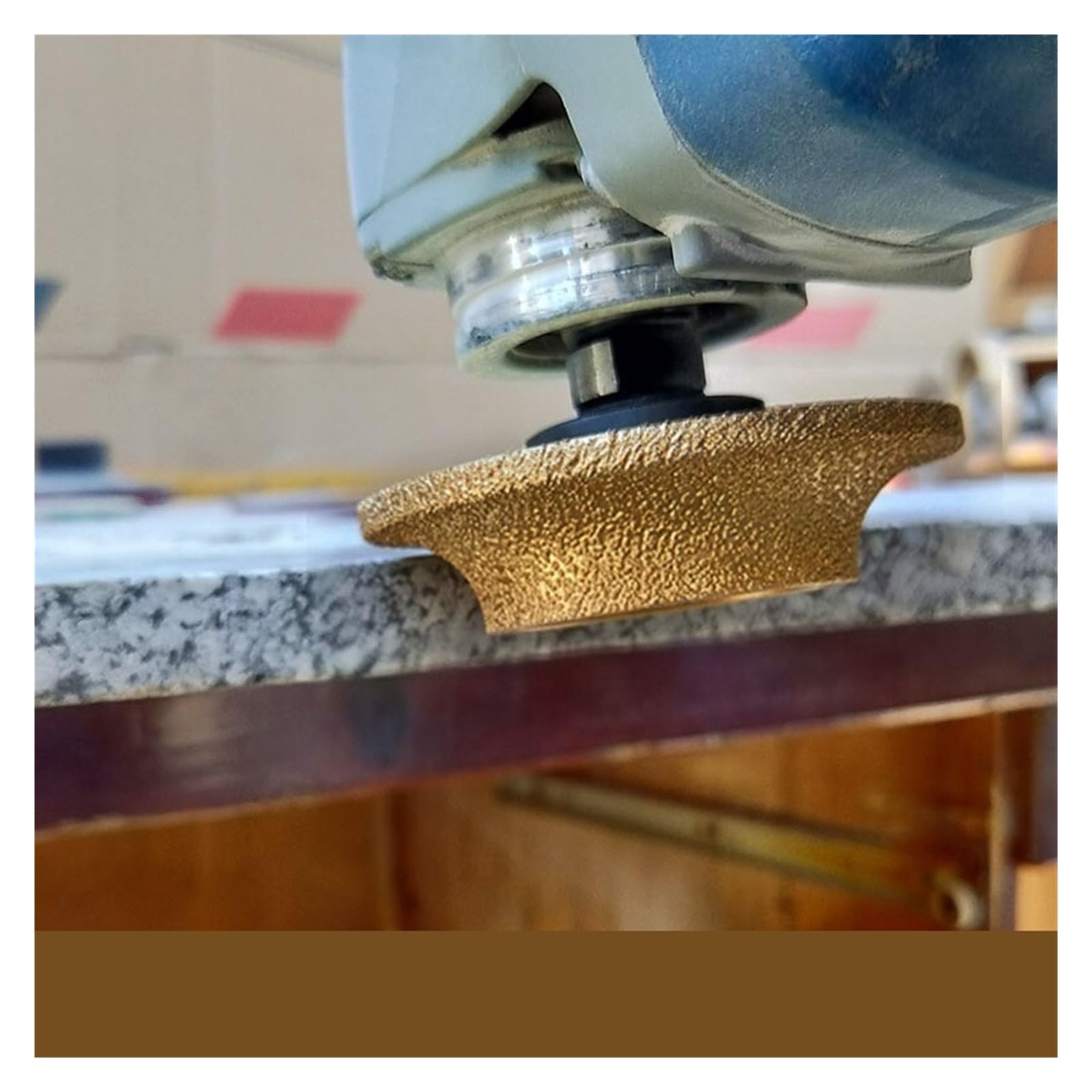 Schleifscheibe für Kantenprofile 1 Stück gelötete Diamant-Schleifscheibe for Winkelschleifer, Stein, Fliesen, Marmor, Kantenprofilierung, Abrundungswerkzeug(Flat wheel-20mm)