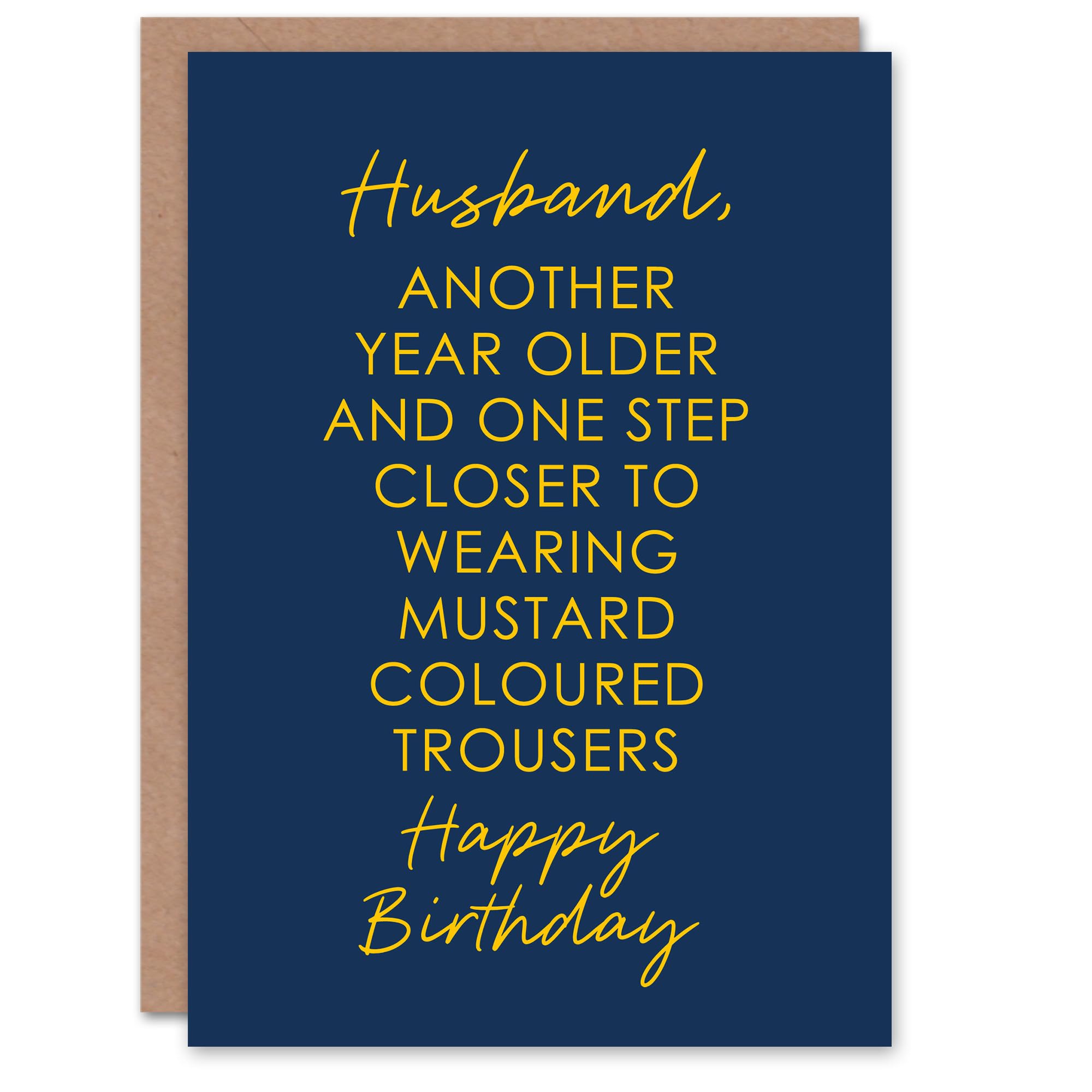 Wee Blue Coo Greeting Card - Husband Birthday Card - Funny Joke