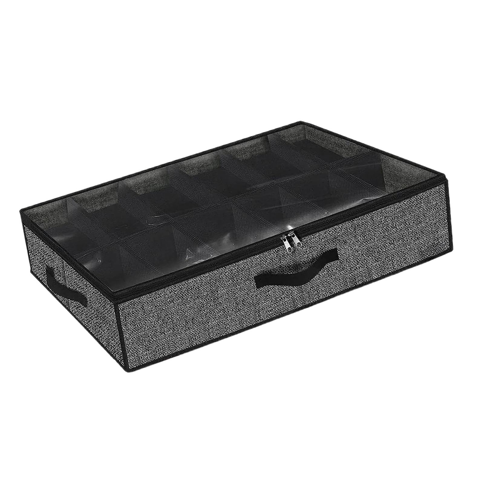 F Fityle Organizador de Zapatos Debajo de la Cama, Caja contenedora para Zapatos, Bolsa de Almacenamiento de Zapatos a Prueba de Polvo para Adultos, Caja de