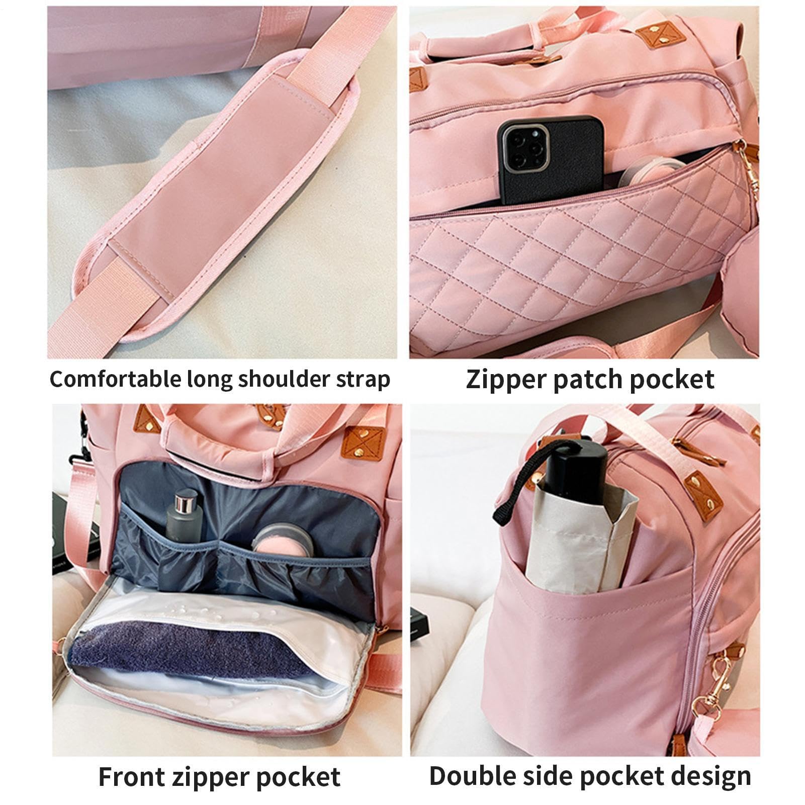 Wickeltasche – Multifunktionale Baby-Wickeltasche, geräumige Krankenhaus-Reisetasche, Windeltasche für den täglichen Gebrauch und Aufbewahrung, ideal für Mütter und Väter