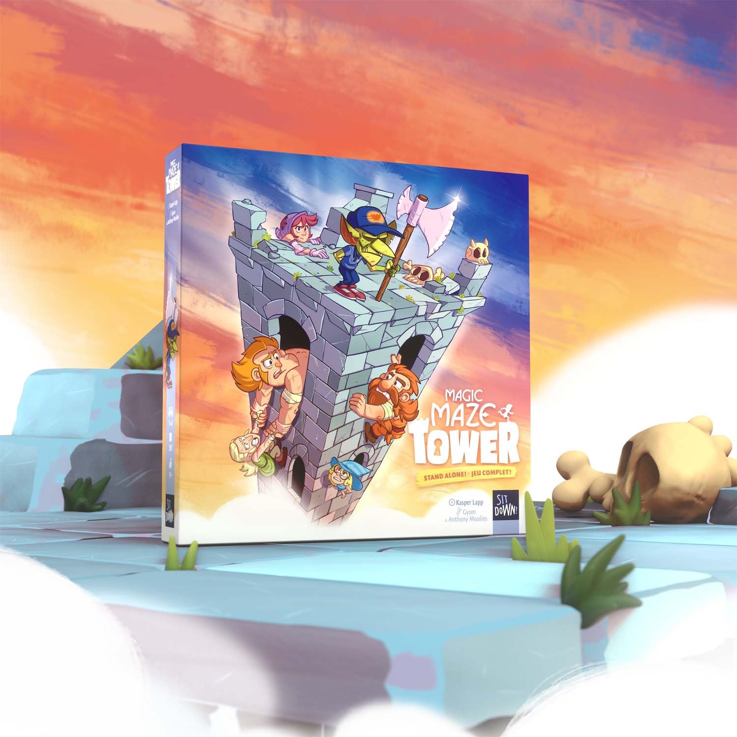 Sit Down! Magic Maze Tower – Gioco cooperativo senza pressione temporale