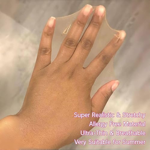 Miniatura 4 de mscoco 10 gorras de peluca para mujer, gorra de peluca HD para encaje frontal, gorra calva para pelucas, gorras de calcetín para pelucas