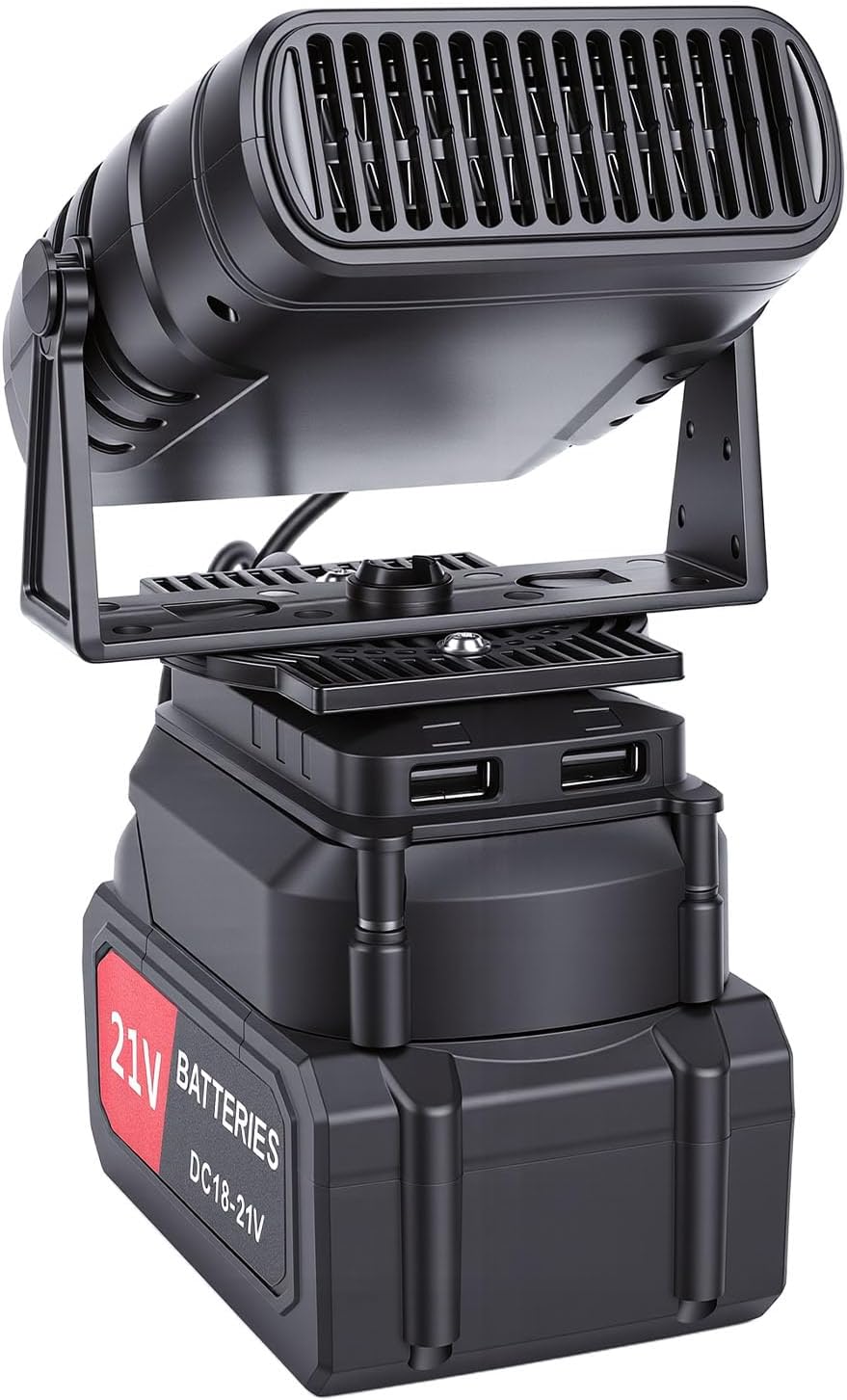 Calefactor Eléctrico Portátil con Batería Recargable 100-240V