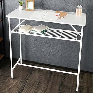 Amazon.co.jp: ハイテーブル 白