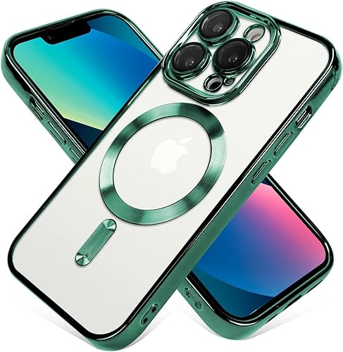Miniatura 4 de OOK Funda compatible con iPhone 14 Pro Max con protector de lente de cámara (compatible con MagSafe), antiarañazos, a prueba de golpes, delgada,