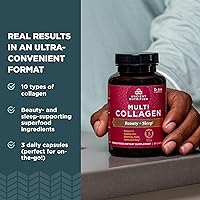 Vista 2 de Ancient Nutrition Pastillas de colágeno para cabello, piel y uñas, belleza + sueño, 90 unidades, suplemento de colágeno + magnesio, apoya la piel