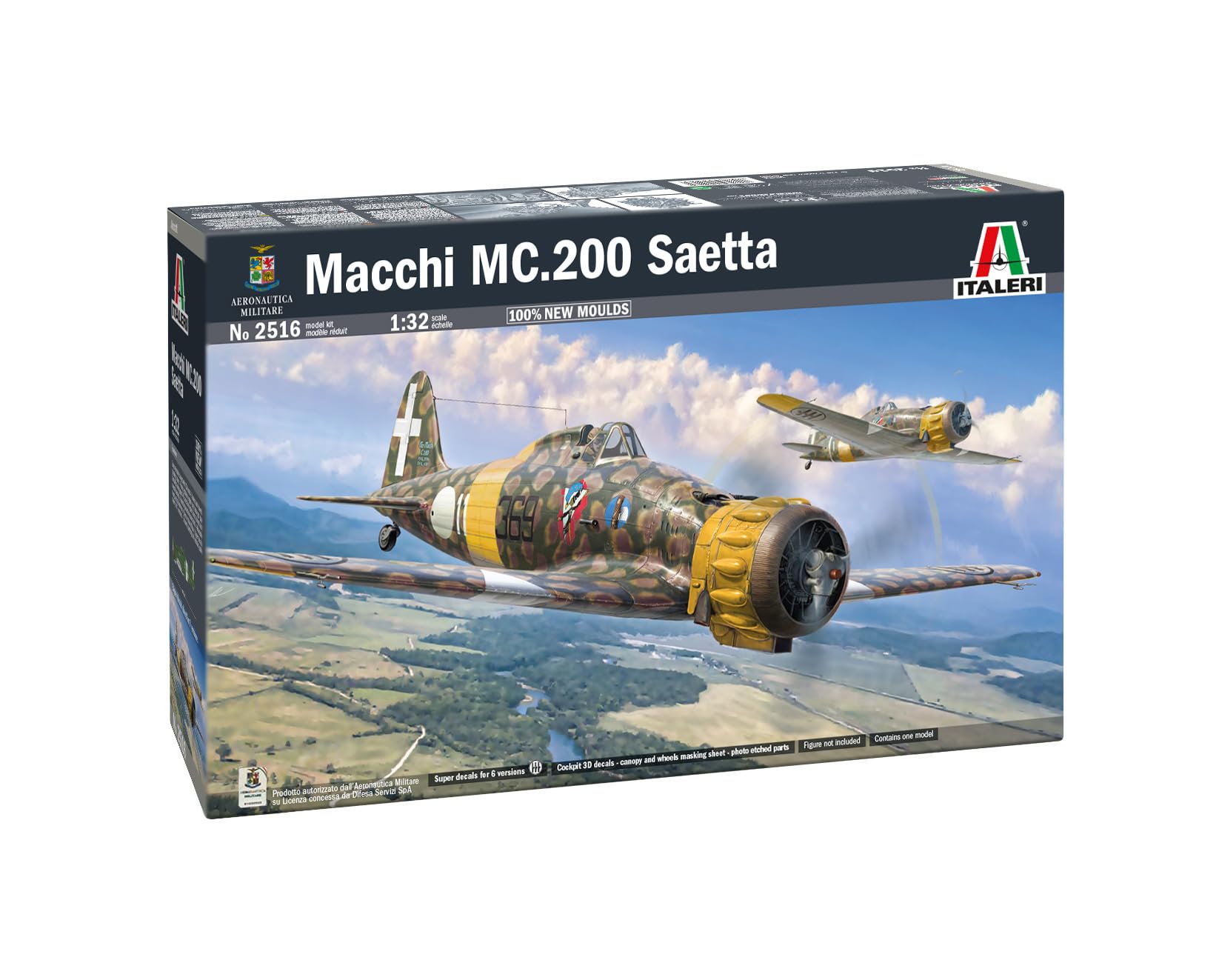 Italeri 2516 - 1/32 Macchi MC.200 PE Parts - New