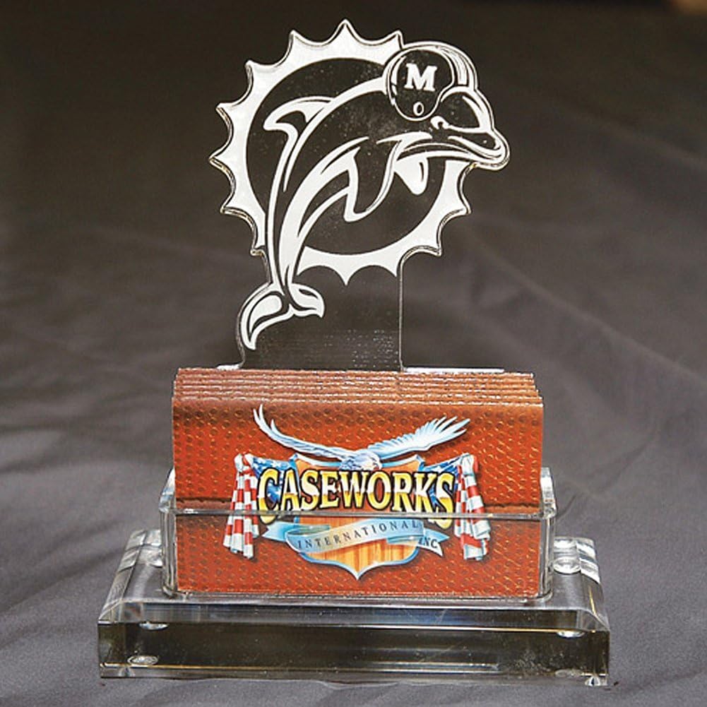 NFL Miami Dolphins Business Card Holder in Gift Box