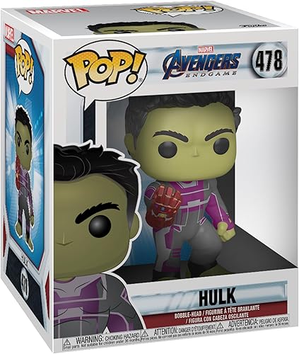 Funko Pop! Marvel: Avengers Endgame - Hulk de 6 pulgadas con guantelete, multicolor, estándar