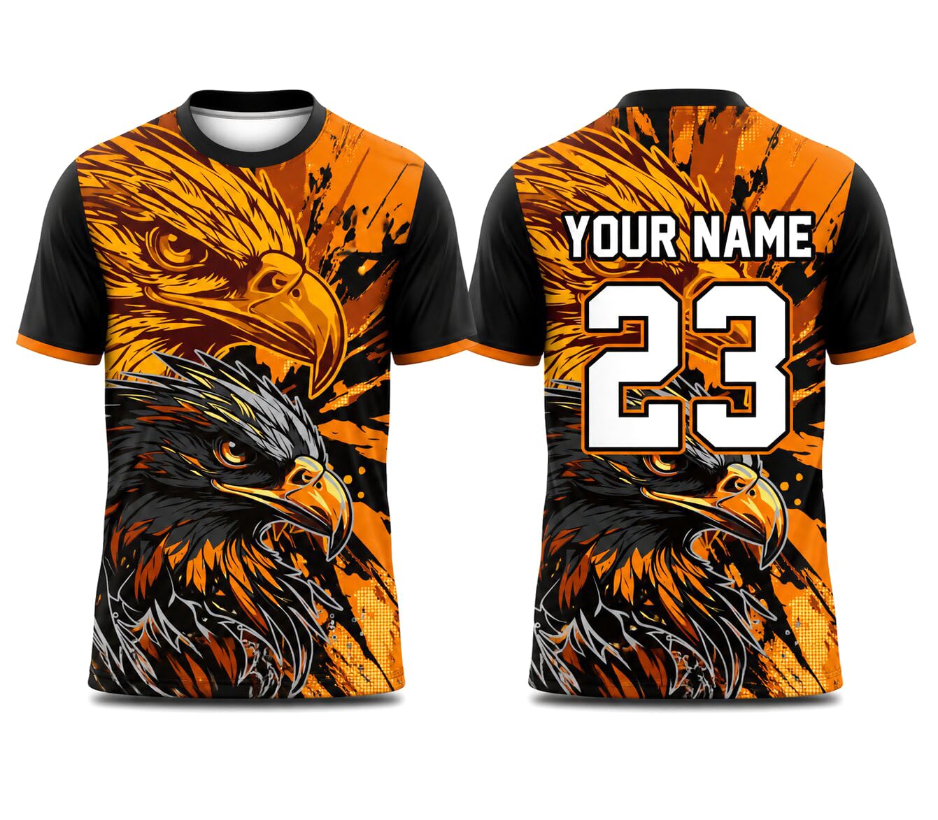 Custom Add Name and Number Cricket, Multi-Sports Polyester Jersey T-Shirt for Men & Boys (Small to XXL)-picture-48