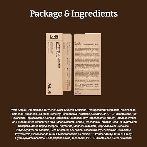 Miniatura 8 de Dr. Reju-All Advanced LC-Ceramide Barrier Cream - Hidratación profunda patentada de ceramida de cadena larga - Hidratante facial coreano ligero