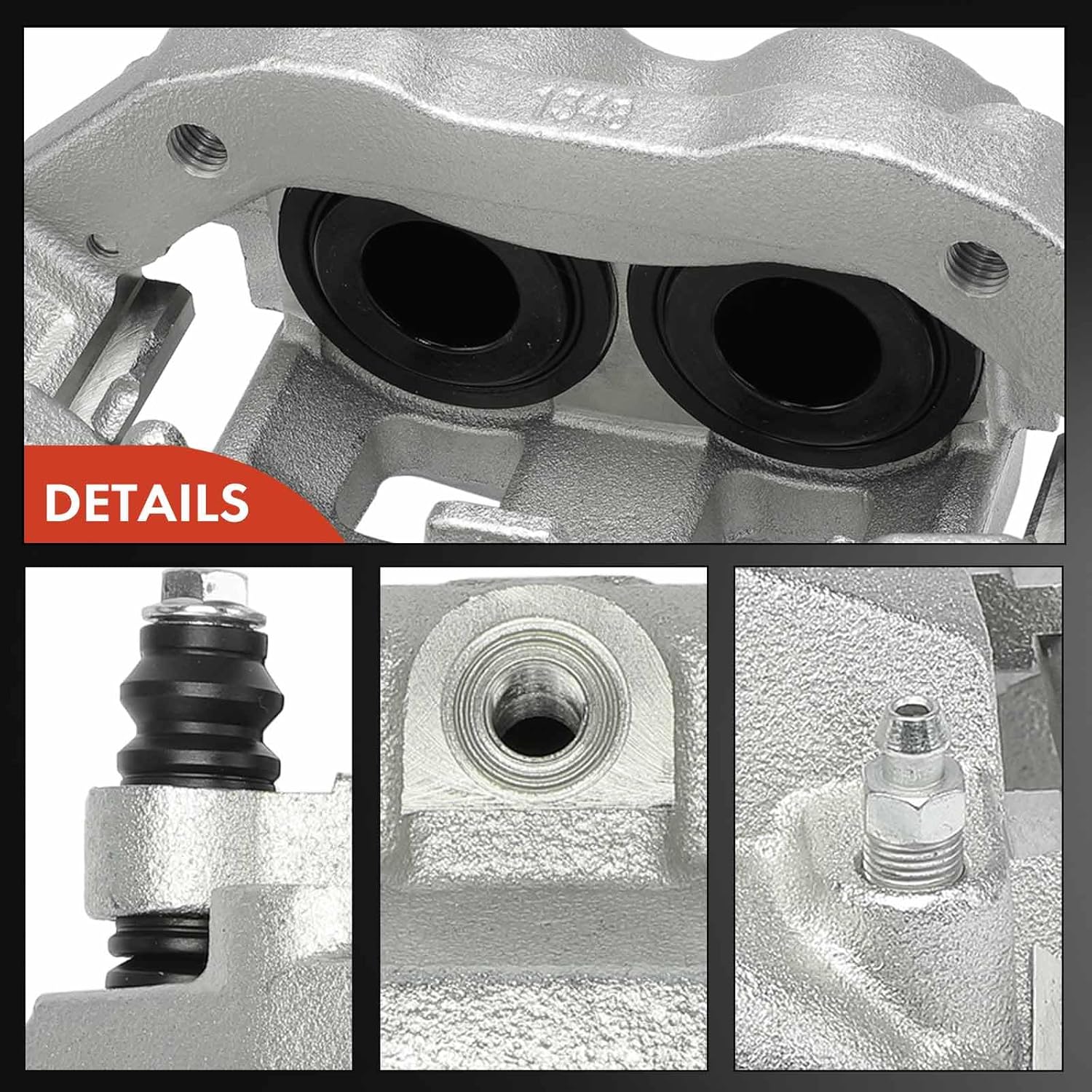 A-Premium Disc Brake Caliper Assembly with Bracket Compatible with Dodge Models - Ram 1500 2002-2005, Durango 2004-2006