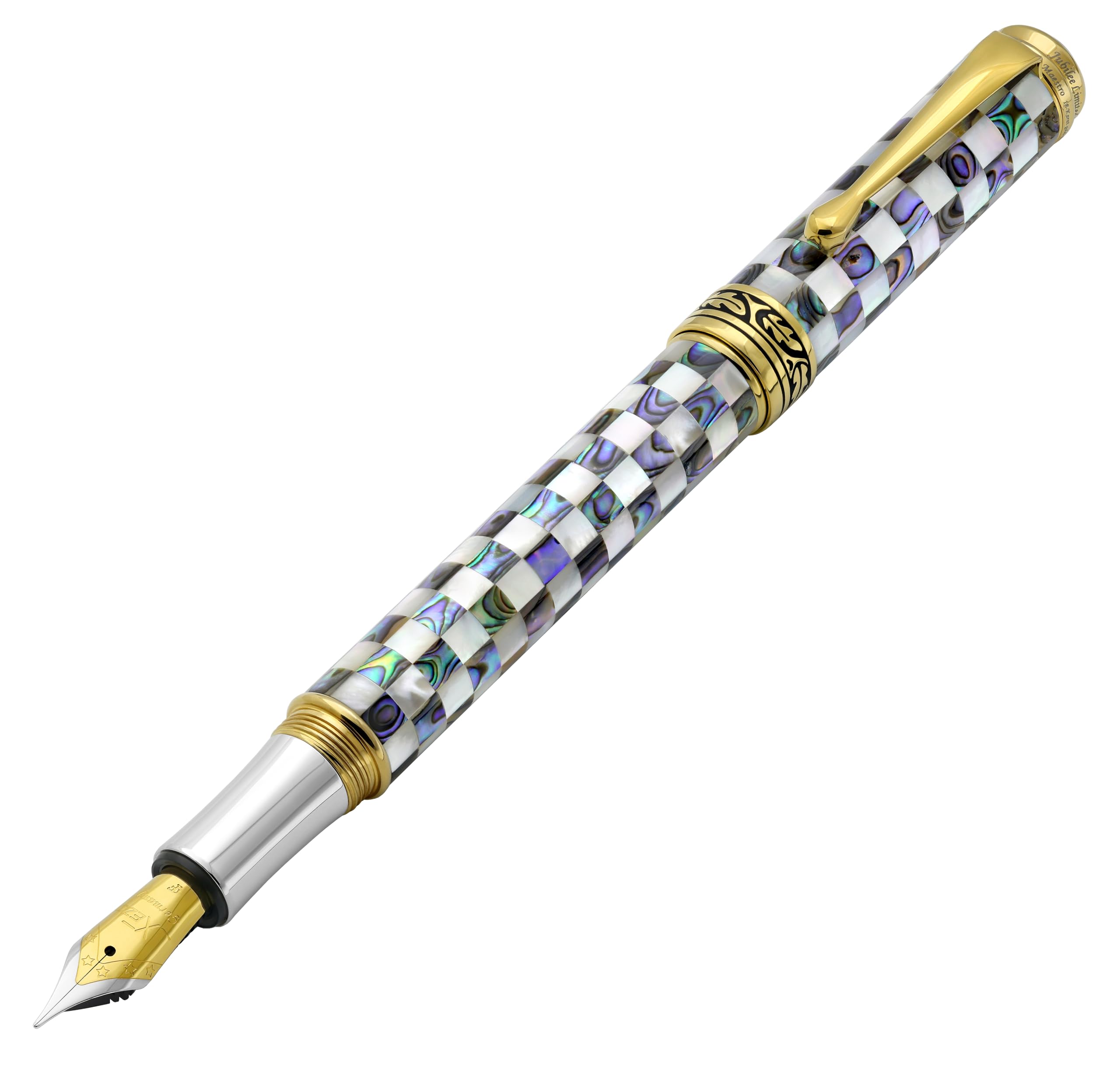 Xezo Maestro Jubilee rollerball pen, fijne punt. Oceanische