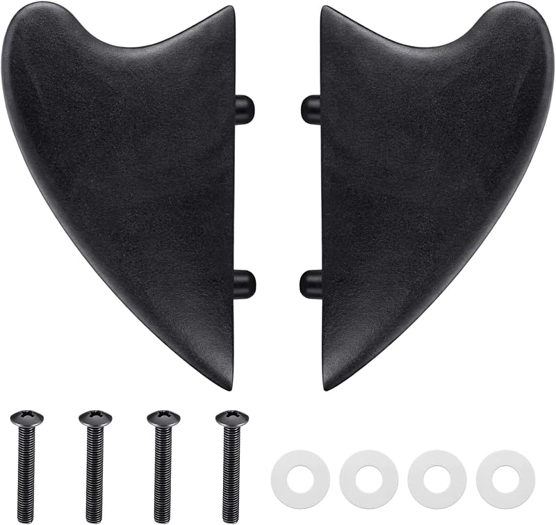 2 Pcs 1.5" Surfboard Fish Fin Nylon Soft Top Surfboard Fin | with Screws for Surf Boards, Surfing Longboard and Shortboard