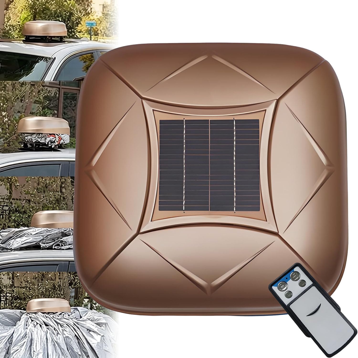 Copertura per auto intelligente con telecomando per ricarica solare, completamente automatica, copertura per auto da esterni portatile, riparo da sole e intemperie, apertura rapida 10 secondi, allarme