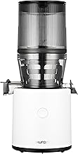 Hurom H320N Cold Press Juicer Machine, Easy to Clean Masticating Slow Juicer, Coarse Strainers, Self-Feeding, Hands Free, Family Size, Quiet Motor, Easy Assembly White