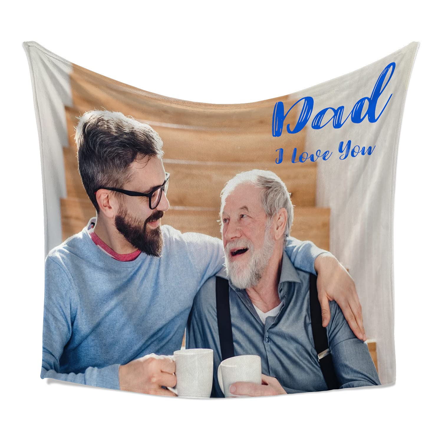 Coperta personalizzata per la famiglia – Coperta morbida personalizzata per genitori, amici o bambini, coperta personalizzata come miglior regalo per ricordi