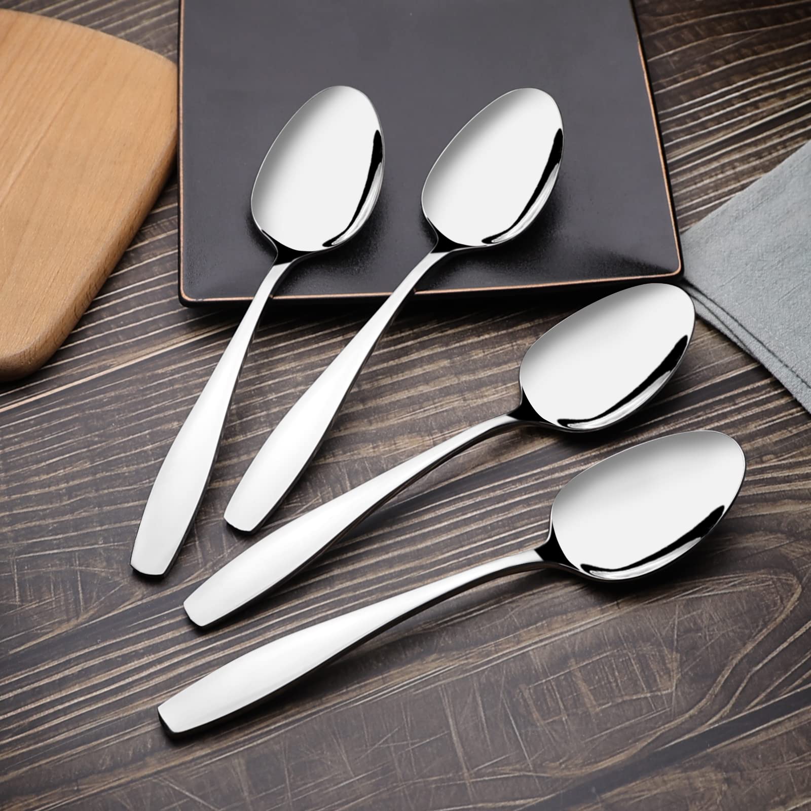 12 Pièces Cuillères De Service En Métal Cuillère À Café Guitare Cuillères En Métal Cuillère À