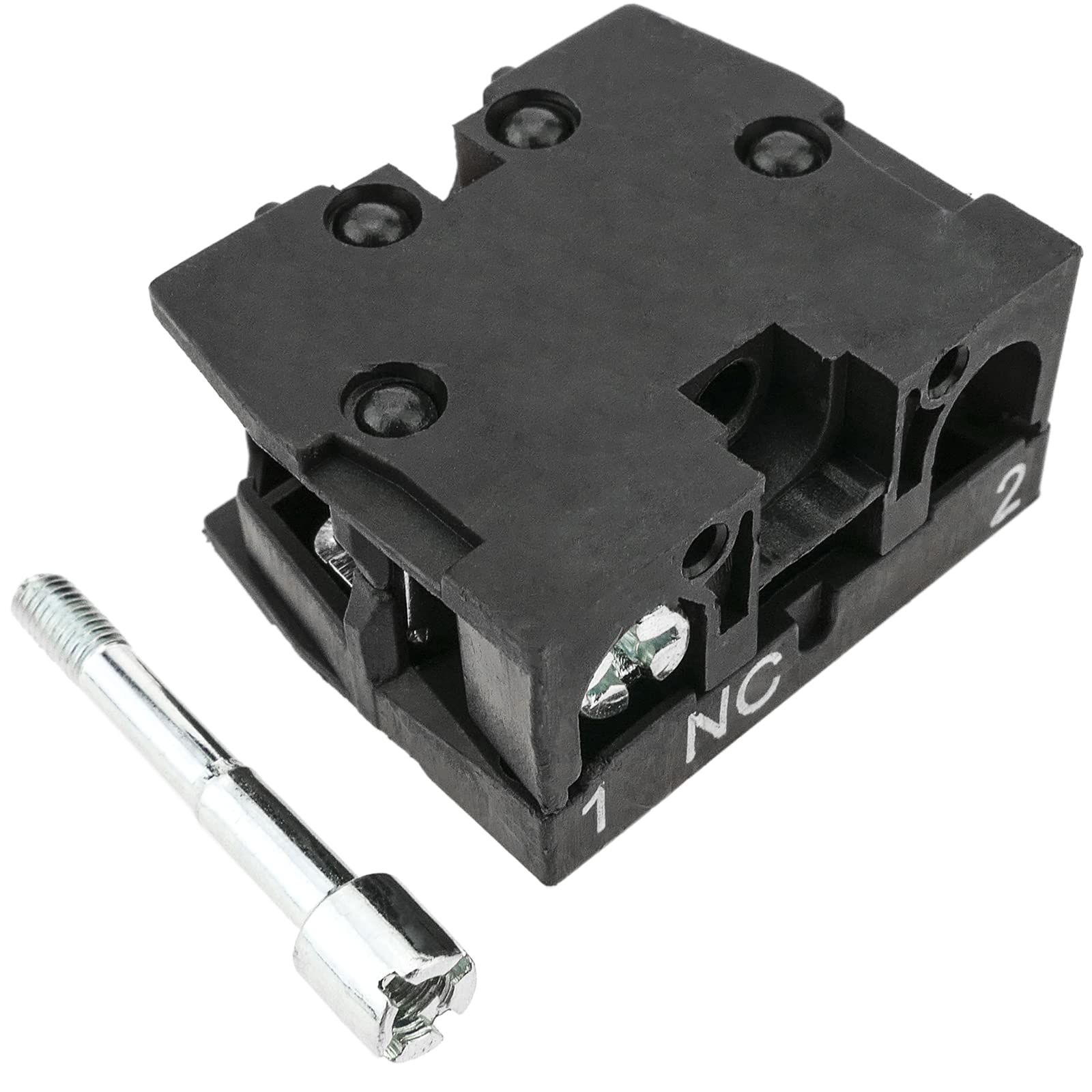 BeMatik - Bloc de Contact ZB2-BE102 normalement fermé NC 400V 10A