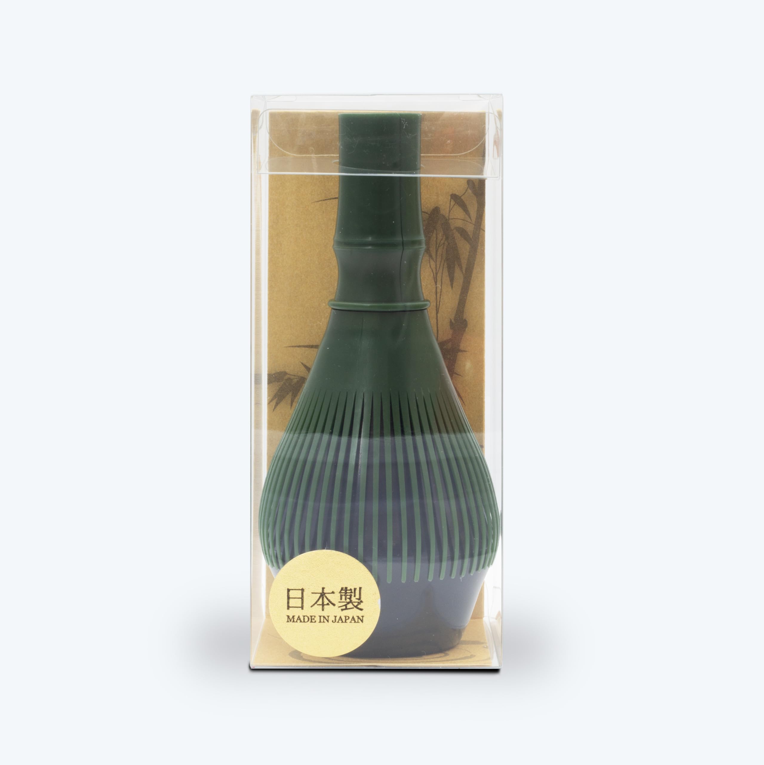 Uji-en Resin Chasen Matcha Whisk Dishwasher Safe Made in Japan Green
