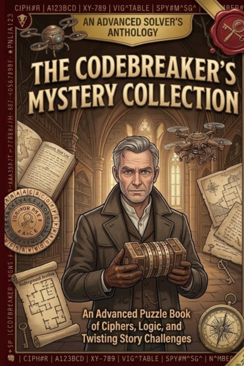 The Codebreaker’s Mystery Collection: An Advanced Puzzle Book of Ciphers, Logic, and Twisting Story Challenges (The Codebreaker Series)