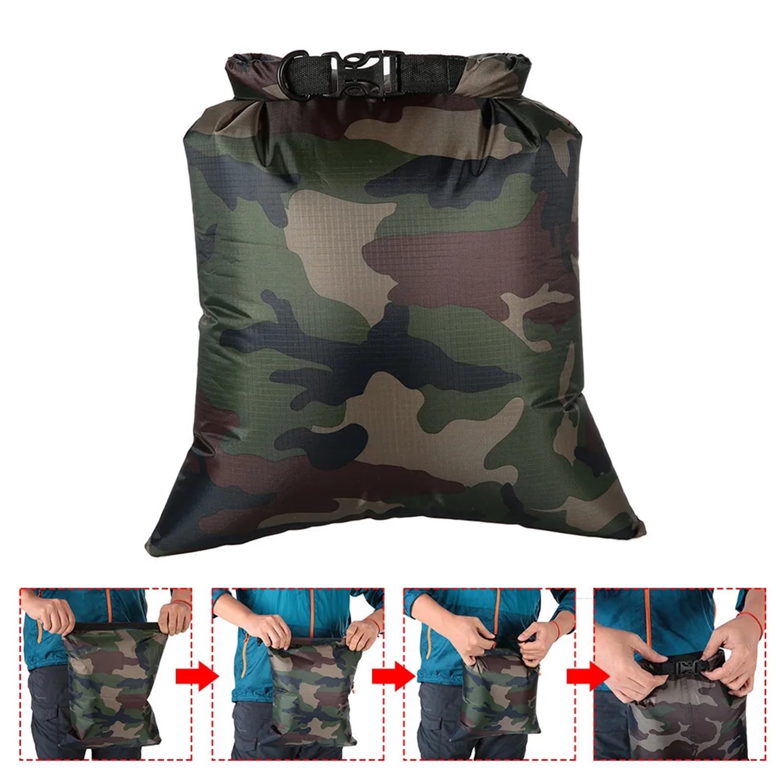 Trockensäcke Für Boote Wasserdichter Trockensack- 3er-Pack wasserdichte Tasche 3L, 5L, 8L Leichte Outdoor-Trockensäcke for Camping, Wandern, Reisen