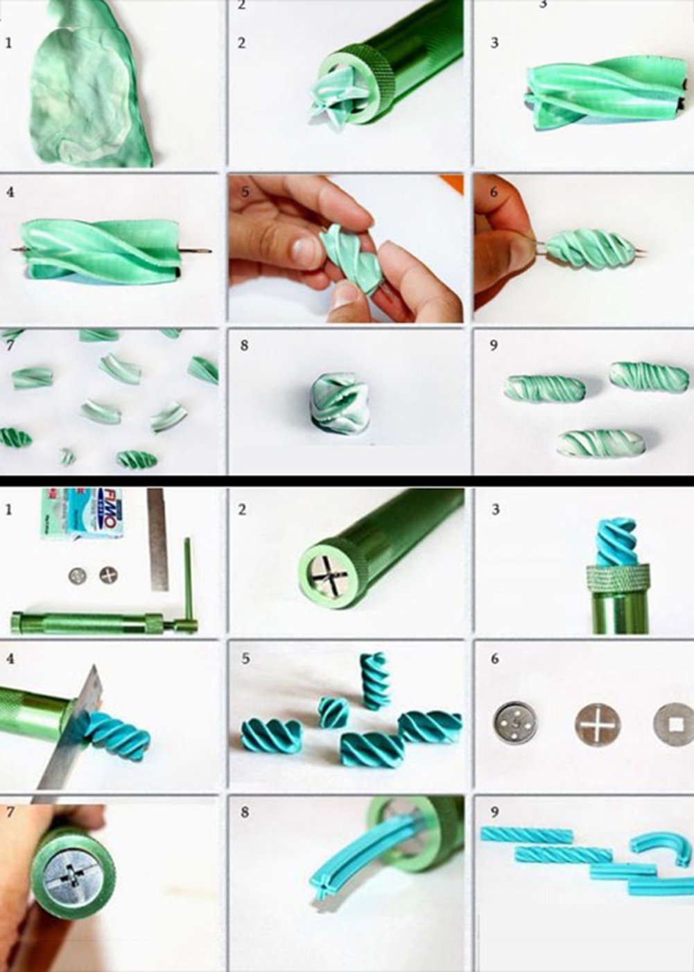 Sugar Paste Extruder with 20 Tips Sugar Craft Fondant Cake Decorating Tool Paste Extruder Clay - Image 7