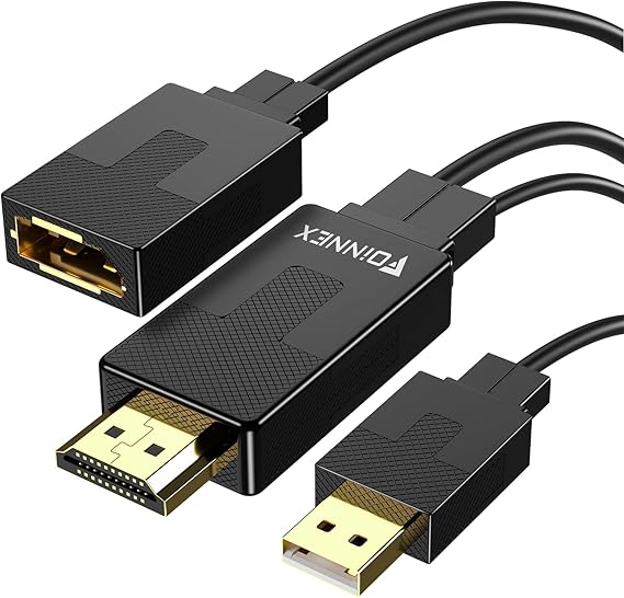 FOINNEX HDMI to DisplayPort Adapter, 4K60Hz Not