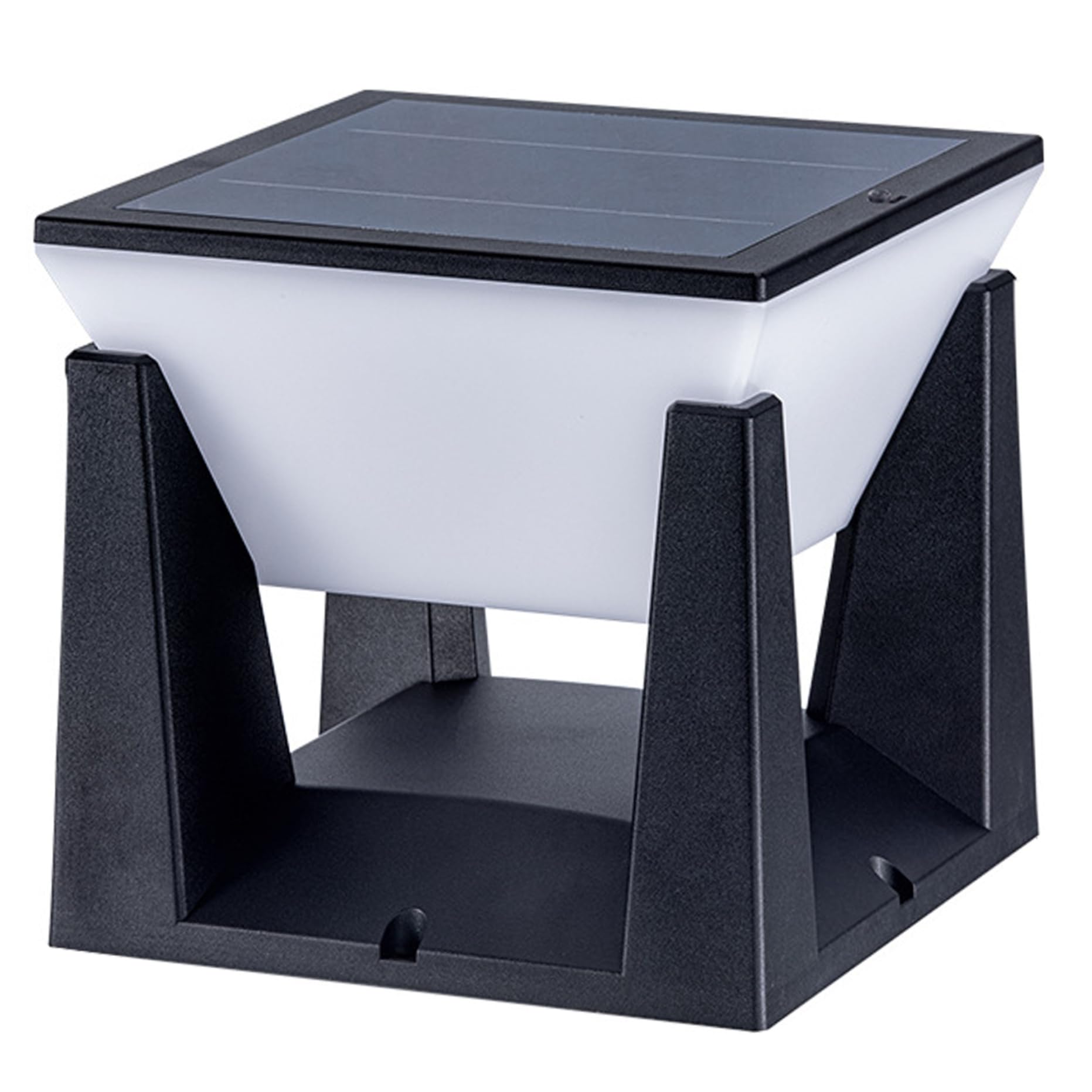 Lámparas solares para postes de 6x6 impermeables con tres tonos de luz ajustables 1