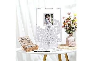 Wedding Guest Book Alternative with Wooden Hearts