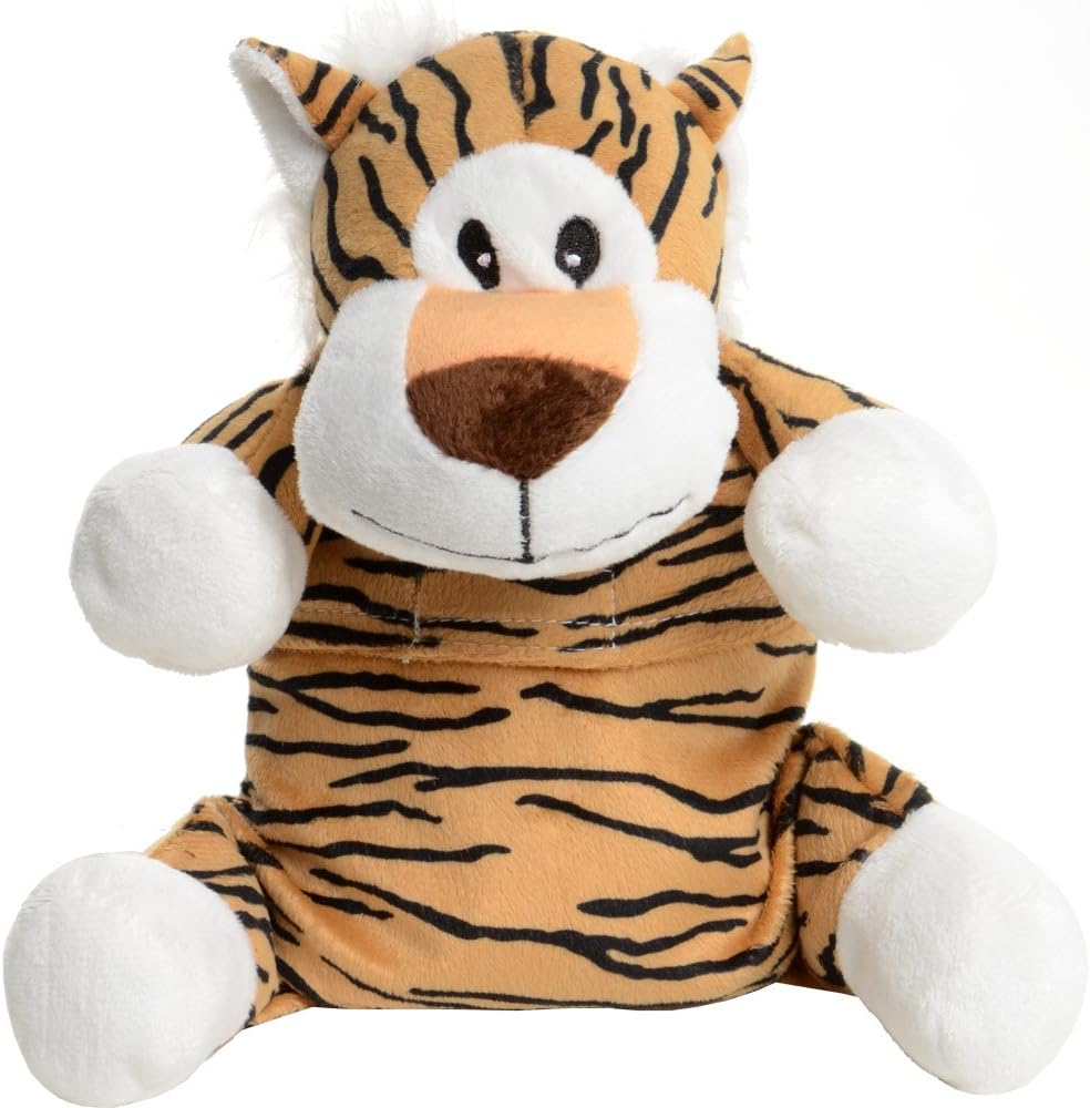 Great Hot Water Bottle Alternative Soft Cuddly Microwavable Wheat & Lavender Filled Tiger
