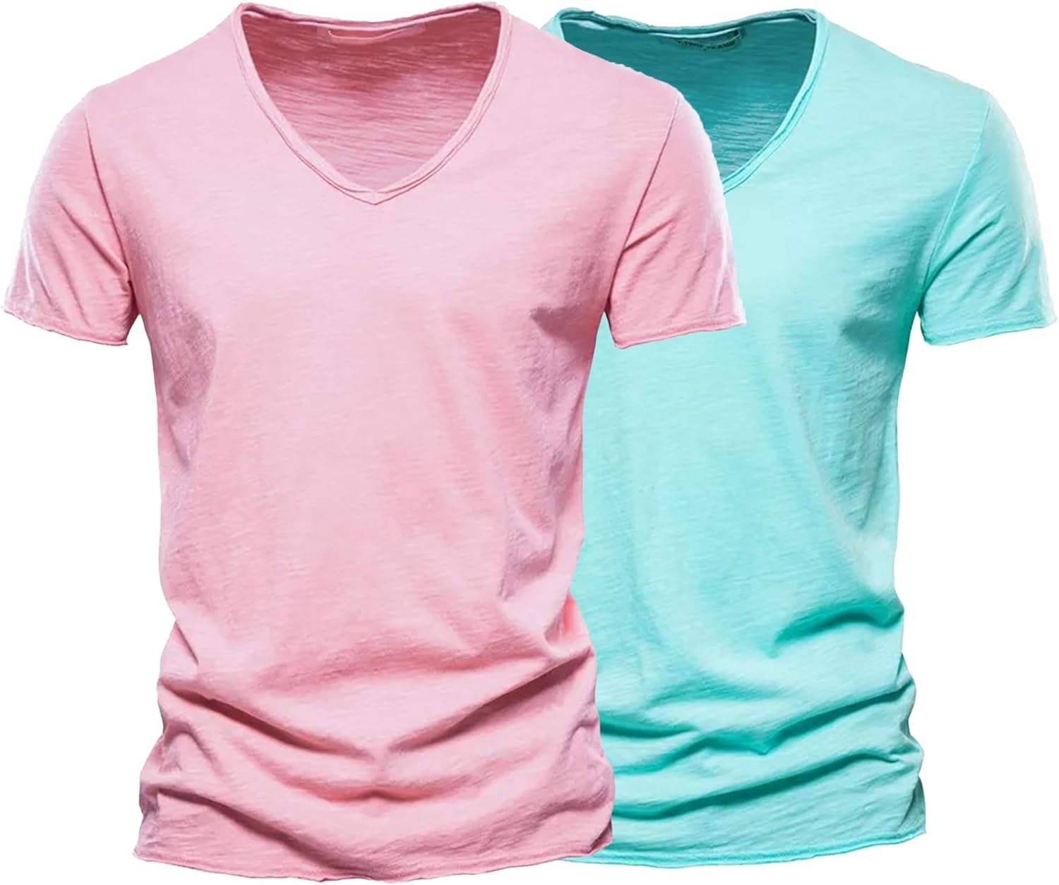 Po.loshirt Herren T-Shirt Mit V-Ausschnitt - Sportshirt Für Training & Alltag